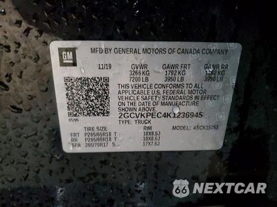 Zdjęcie 13 z 13 samochodu: 2019 CHEVROLET SILVERADO LD K1500 LT VIN:2GCVKPEC4K1236945 - miniatura