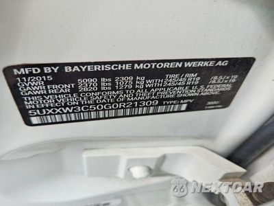 Zdjęcie 14 z 14 samochodu: 2016 BMW X4 XDRIVE28I VIN:5UXXW3C50G0R21309 - miniatura