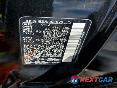 Zdjęcie 12 z 12 samochodu: 2014 NISSAN JUKE S VIN:JN8AF5MV7ET355683 - miniatura