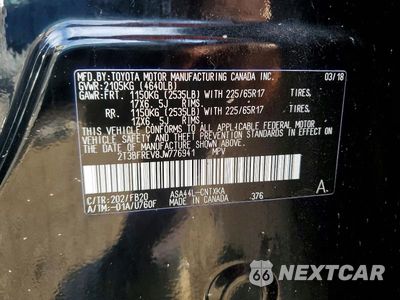 Zdjęcie 13 z 13 samochodu: 2018 TOYOTA RAV4 LE VIN:2T3BFREV8JW776941 - miniatura