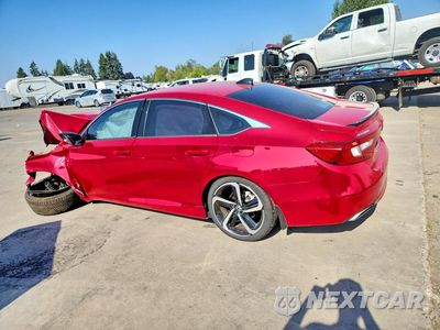 Drugie zdjęcie samochodu z przodu: 2021 HONDA ACCORD SPORT SE VIN:1HGCV1F48MA119141 - miniatura