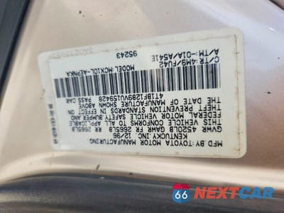 Zdjęcie 12 z 12 samochodu: 1997 TOYOTA AVALON XL VIN:4T1BF12B9VU159428 - miniatura