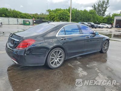 Trzecie zdjęcie samochodu z tyłu: 2019 MERCEDES-BENZ S 450 VIN:WDDUG6GB9KA453074 - miniatura