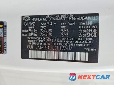 Zdjęcie 14 z 14 samochodu: 2026 HYUNDAI SANTA FE SEL VIN:5NMP24GL3TH172432 - miniatura