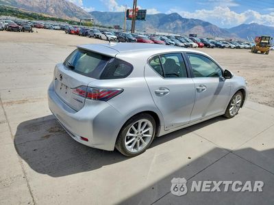 Trzecie zdjęcie samochodu z tyłu: 2012 LEXUS CT VIN:JTHKD5BH7C2100729 - miniatura