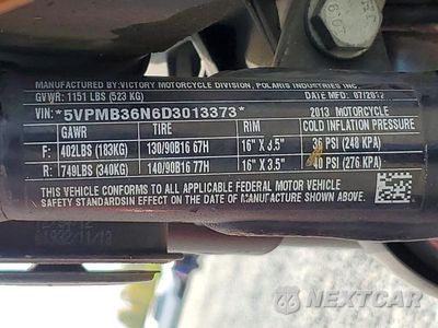 Zdjęcie 9 z 9 samochodu: 2013 VICTORY MOTORCYCLES JUDGE VIN:5VPMB36N6D3013373 - miniatura
