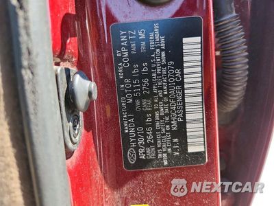 Zdjęcie 12 z 12 samochodu: 2010 HYUNDAI GENESIS 4.6L VIN:KMHGC4DF0AU107079 - miniatura