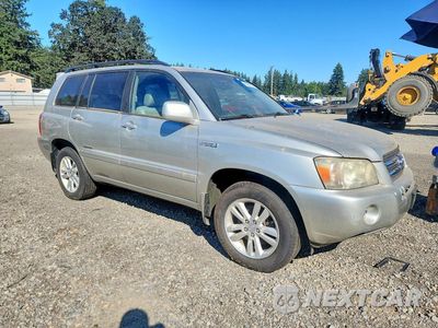 Czwarte zdjęcie samochodu z boku: 2006 TOYOTA HIGHLANDER HYBRID VIN:JTEEW21AX60025709 - miniatura