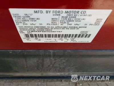 Zdjęcie 13 z 13 samochodu: 2017 FORD EXPLORER LIMITED VIN:1FM5K8F89HGD87707 - miniatura