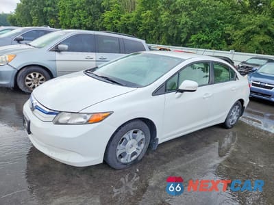 2012 HONDA CIVIC HYBRID JHMFB4F22CS006507 - główne zdjęcie licytacji z USA - miniatura
