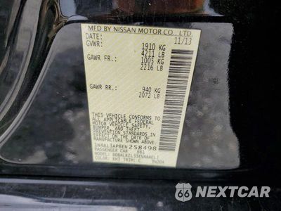 Zdjęcie 12 z 12 samochodu: 2014 NISSAN ALTIMA 2.5 S VIN:1N4AL3AP8EN258498 - miniatura