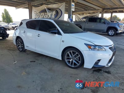 Czwarte zdjęcie samochodu z boku: 2015 LEXUS CT 200 VIN:JTHKD5BH3F2240894 - miniatura