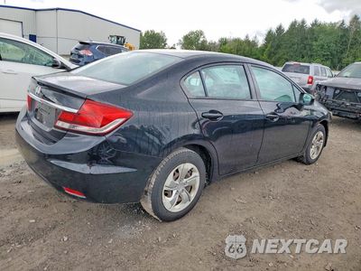Trzecie zdjęcie samochodu z tyłu: 2015 HONDA CIVIC LX VIN:19XFB2F5XFE701583 - miniatura