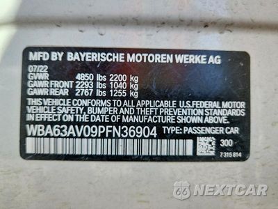 Zdjęcie 13 z 13 samochodu: 2023 BMW 430I GRAN COUPE VIN:WBA63AV09PFN36904 - miniatura