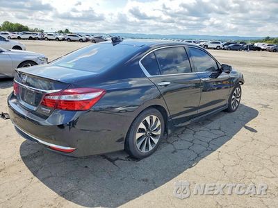 Trzecie zdjęcie samochodu z tyłu: 2017 HONDA ACCORD TOURING HYBRID VIN:JHMCR6F78HC015381 - miniatura