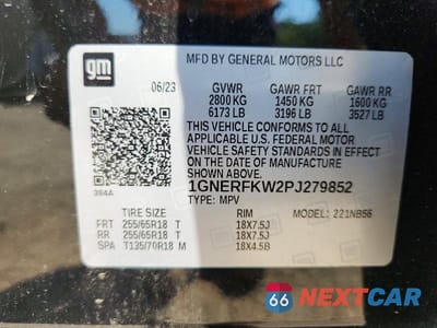 Zdjęcie 13 z 13 samochodu: 2023 CHEVROLET TRAVERSE LS VIN:1GNERFKW2PJ279852 - miniatura