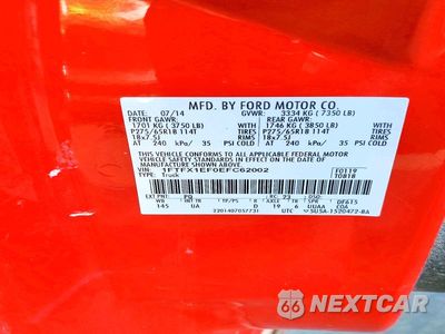 Zdjęcie 12 z 12 samochodu: 2014 FORD F150 SUPER CAB VIN:1FTFX1EF0EFC62002 - miniatura
