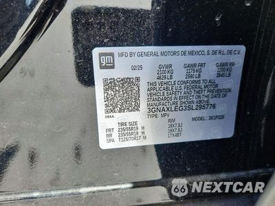 Zdjęcie 13 z 13 samochodu: 2025 CHEVROLET EQUINOX RS VIN:3GNAXLEG3SL295776 - miniatura