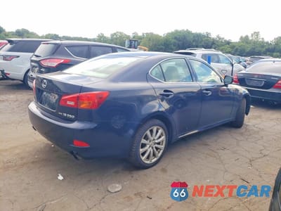 Trzecie zdjęcie samochodu z tyłu: 2006 LEXUS IS 250 VIN:JTHCK262862007222 - miniatura