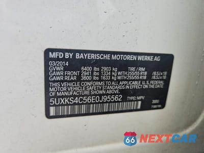 Zdjęcie 13 z 13 samochodu: 2014 BMW X5 XDRIVE35D VIN:5UXKS4C56E0J95562 - miniatura