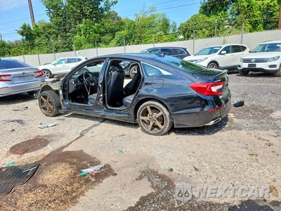 Drugie zdjęcie samochodu z przodu: 2018 HONDA ACCORD SPORT VIN:1HGCV1F37JA205219 - miniatura