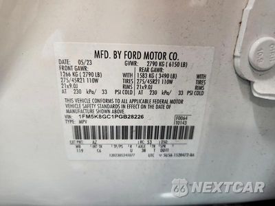 Zdjęcie 14 z 14 samochodu: 2023 FORD EXPLORER ST VIN:1FM5K8GC1PGB28226 - miniatura