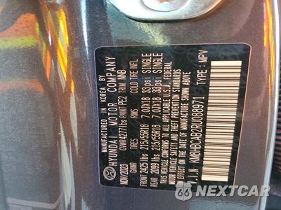 Zdjęcie 13 z 13 samochodu: 2024 HYUNDAI KONA SEL VIN:KM8HBCAB2RU088971 - miniatura