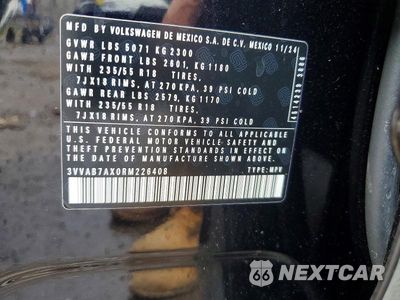 Zdjęcie 13 z 13 samochodu: 2024 VOLKSWAGEN TIGUAN WOLFSBURG VIN:3VVAB7AX0RM226408 - miniatura