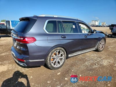 Trzecie zdjęcie samochodu z tyłu: 2019 BMW X7 XDRIVE40I VIN:5UXCW2C55KL089580 - miniatura