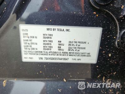 Zdjęcie 13 z 13 samochodu: 2026 TESLA MODEL Y VIN:7SAYGDEE5TA410647 - miniatura