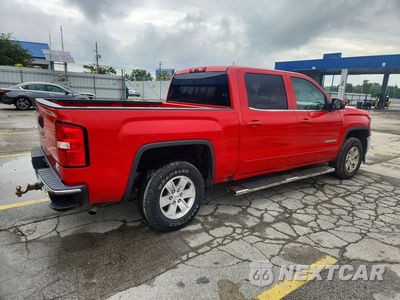 Trzecie zdjęcie samochodu z tyłu: 2018 GMC SIERRA K1500 SLE VIN:3GTU2MEC7JG135124 - miniatura