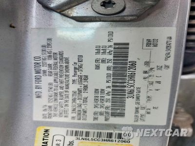 Zdjęcie 12 z 12 samochodu: 2017 LINCOLN MKZ SELECT VIN:3LN6L5CC3HR612060 - miniatura