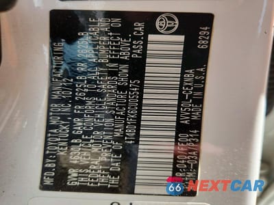 Zdjęcie 13 z 13 samochodu: 2012 TOYOTA CAMRY HYBRID LE VIN:4T1BD1FK6CU055475 - miniatura