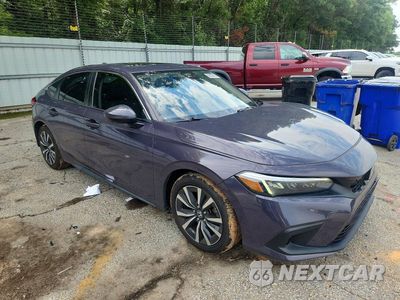 Czwarte zdjęcie samochodu z boku: 2022 HONDA CIVIC EXL VIN:19XFL1H71NE008759 - miniatura