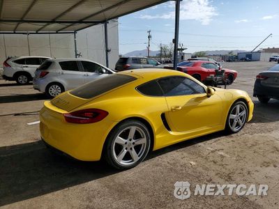 Trzecie zdjęcie samochodu z tyłu: 2016 PORSCHE CAYMAN VIN:WP0AA2A82GK171641 - miniatura