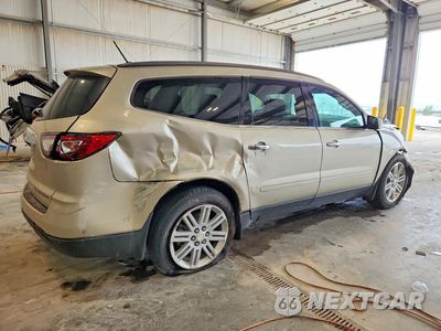 Trzecie zdjęcie samochodu z tyłu: 2014 CHEVROLET TRAVERSE LT VIN:1GNKRGKD8EJ146128 - miniatura