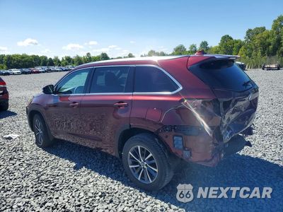 Drugie zdjęcie samochodu z przodu: 2018 TOYOTA HIGHLANDER XLE VIN:5TDJZRFH4JS870148 - miniatura