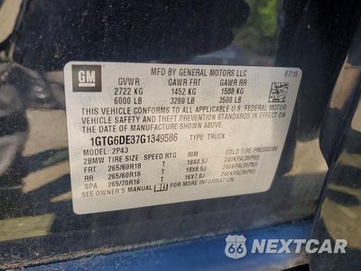 Zdjęcie 12 z 12 samochodu: 2016 GMC CANYON SLT VIN:1GTG6DE37G1349586 - miniatura