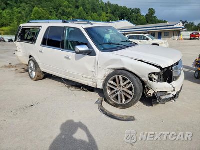Czwarte zdjęcie samochodu z boku: 2015 FORD EXPEDITION EL PLATINUM VIN:1FMJK1MTXFEF37765 - miniatura