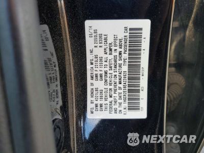 Zdjęcie 12 z 12 samochodu: 2014 HONDA ACCORD SPORT VIN:1HGCR2E56EA228929 - miniatura