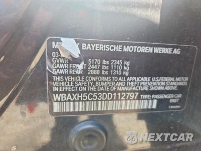 Zdjęcie 12 z 12 samochodu: 2013 BMW 528 XI VIN:WBAXH5C53DD112797 - miniatura