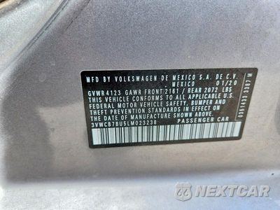 Zdjęcie 12 z 12 samochodu: 2020 VOLKSWAGEN JETTA S VIN:3VWCB7BU5LM023238 - miniatura