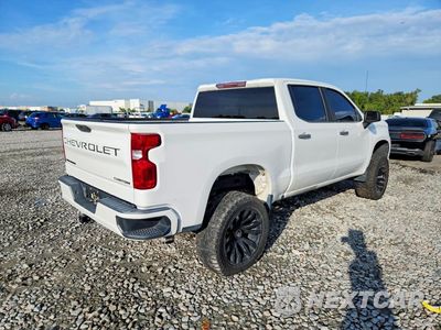 Trzecie zdjęcie samochodu z tyłu: 2022 CHEVROLET SILVERADO CUSTOM VIN:3GCPABEK0NG510062 - miniatura