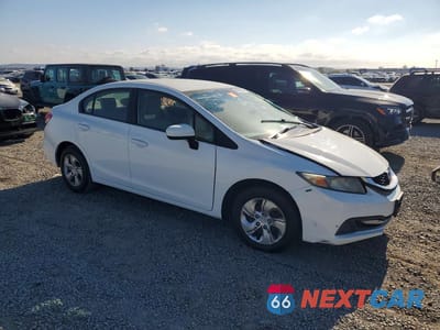 Czwarte zdjęcie samochodu z boku: 2015 HONDA CIVIC LX VIN:19XFB2F59FE241400 - miniatura