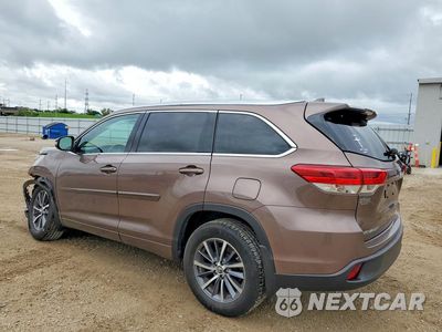 Drugie zdjęcie samochodu z przodu: 2018 TOYOTA HIGHLANDER XLE VIN:5TDJZRFH8JS875059 - miniatura