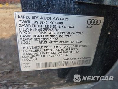 Zdjęcie 13 z 13 samochodu: 2021 AUDI Q7 PREMIUM VIN:WA1AXAF7XMD010716 - miniatura