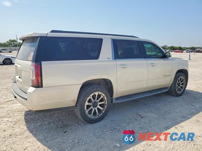 Trzecie zdjęcie samochodu z tyłu: 2015 GMC YUKON C1500 SLT VIN:1GKS1HKC0FR163364 - miniatura