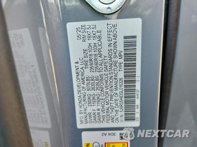 Zdjęcie 13 z 13 samochodu: 2025 HONDA CR-V SPORT-L VIN:5J6RS5H83SL016326 - miniatura