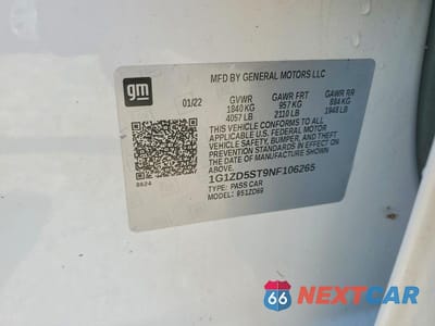 Zdjęcie 12 z 12 samochodu: 2022 CHEVROLET MALIBU LT VIN:1G1ZD5ST9NF106265 - miniatura