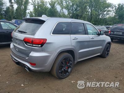 Trzecie zdjęcie samochodu z tyłu: 2014 JEEP GRAND CHEROKEE SRT-8 VIN:1C4RJFDJ1EC235927 - miniatura